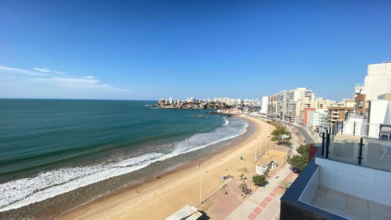 Vista Panoramica Para O Mar Da Praia Do Morro Guarapari Apartment Bagian luar foto